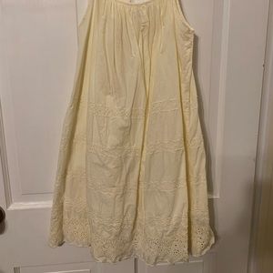 Gap kids yellow eyelet sundress